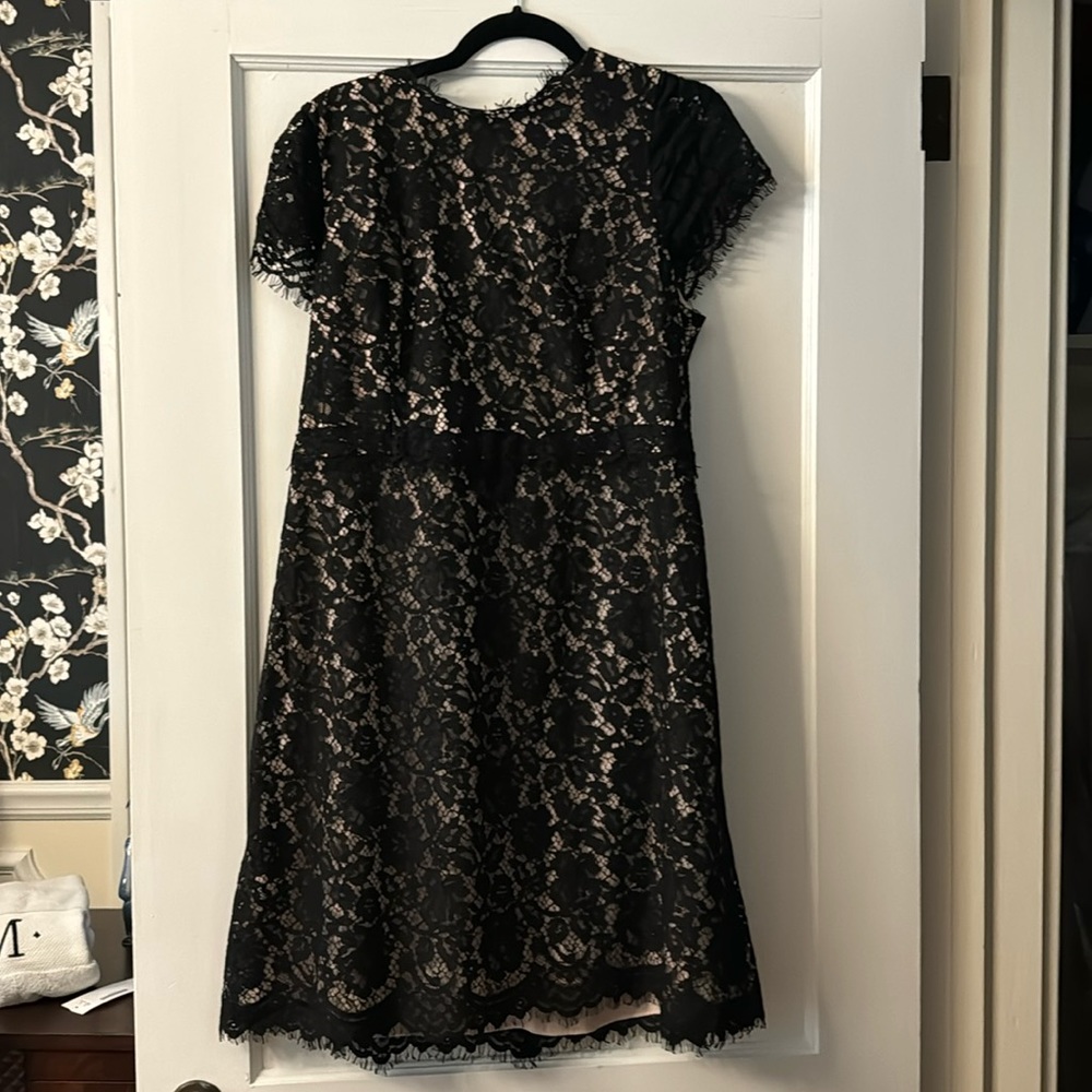 J. Crew Collection black lace cocktail dress size 14 NWT
